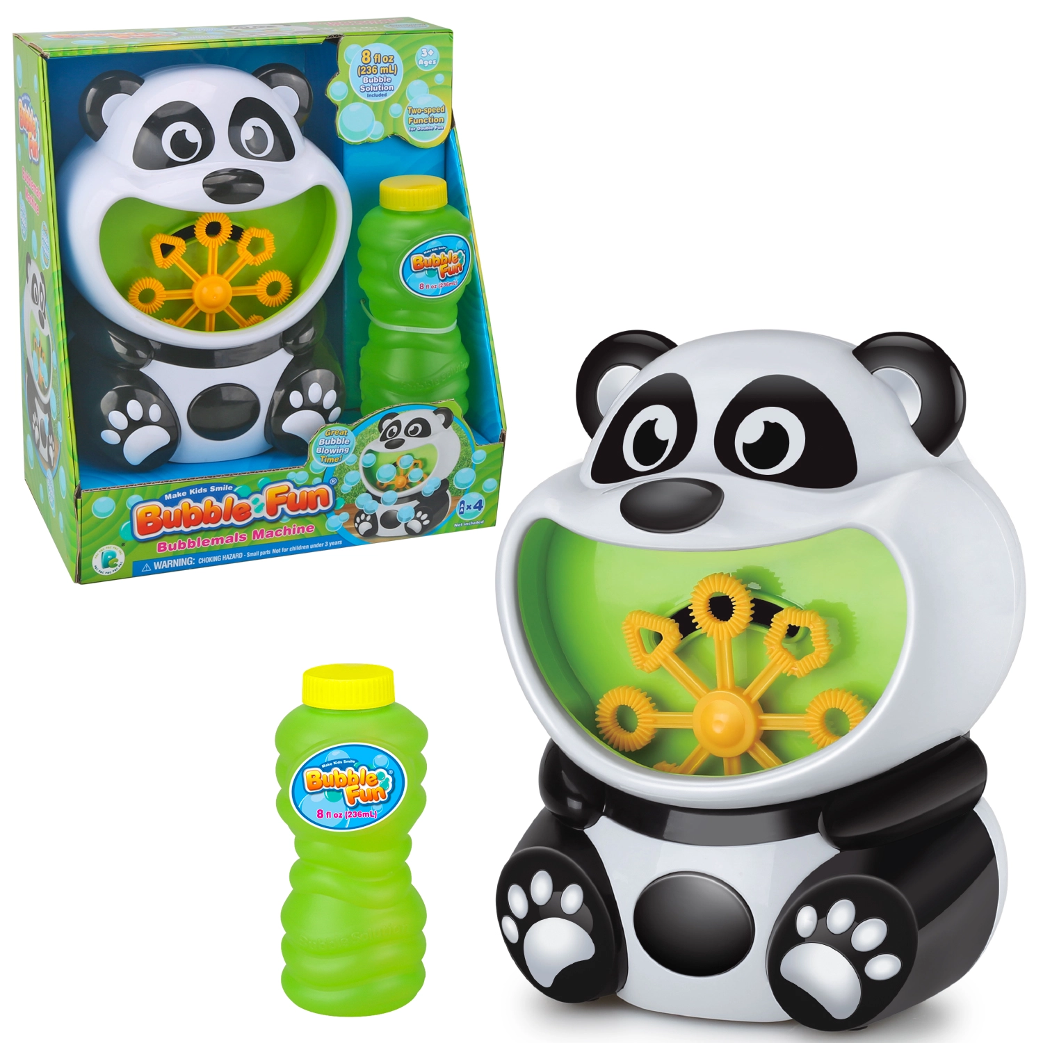 Levně Bubble Fun big stroj na bubliny Panda s náplní 236 ml