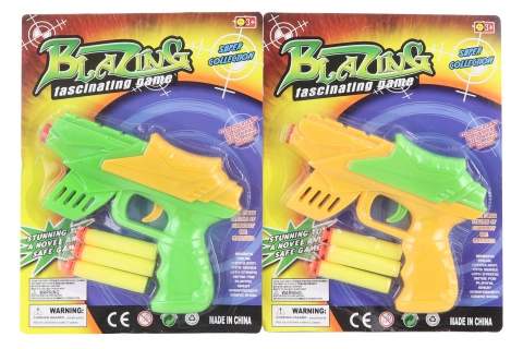 Pistole na pěnové náboje s přísavkami