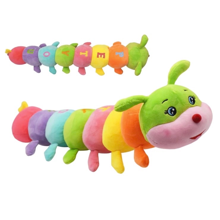 Plyšová stonožka s písmenky 70 cm