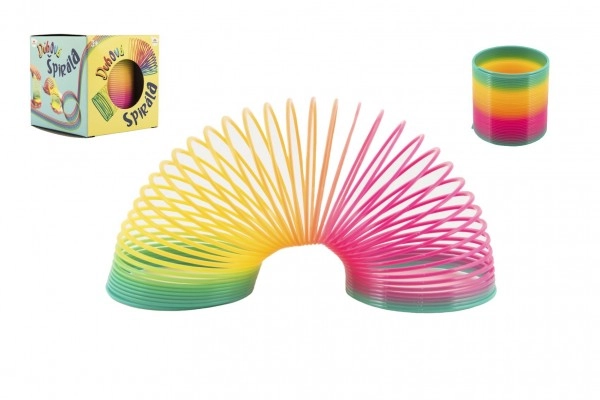 Teddies Spirála pružina duhová plast