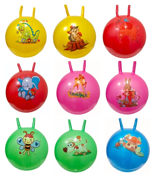 Skákací míč s úchyty 45 cm