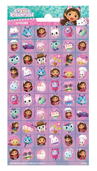 Samolepky Kocourkův domek Gabi – 60 kusů