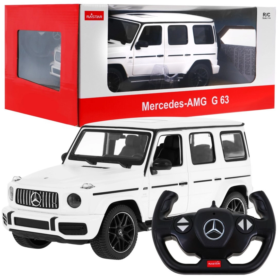 Rastar dálkově ovládané auto 1:14 Mercedes‑AMG G 63 – Bílá