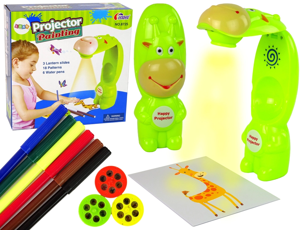 shumee Projektor Pro Kreslení Projektor Fudge Pens Zelená