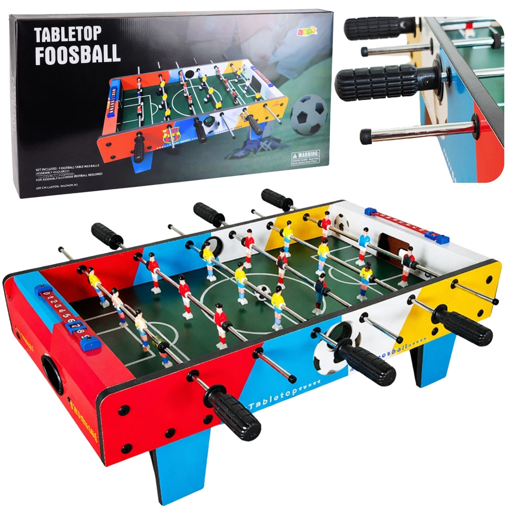 Mini stolní fotbálek 69 cm s 2 míčky