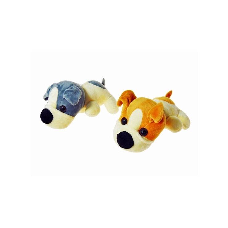 Plyšový ležící pejsek 19 cm