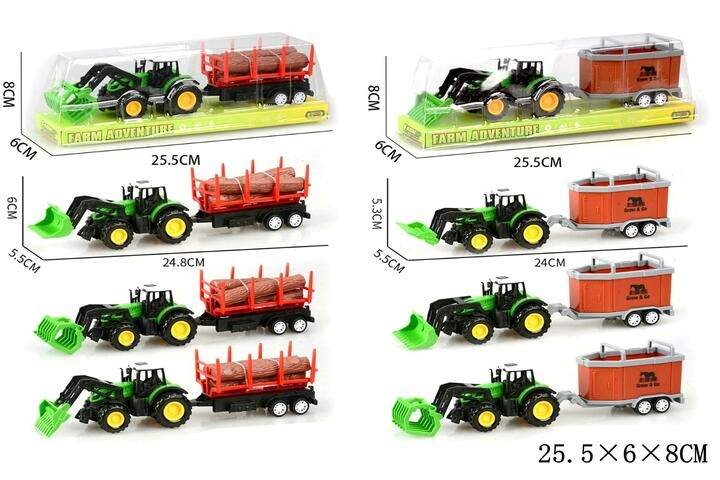 Traktor s přívěsem pro děti