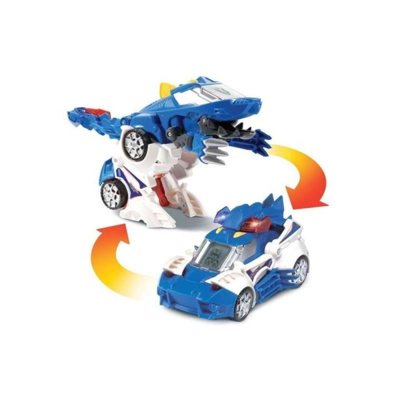 Levně Vtech Teryk – mluvící transformující therizinosaurus a policejní auto CZ