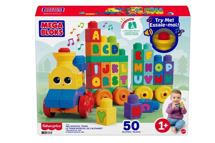 Fisher-Price hudební vláček s kostkami ABC