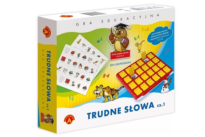 Těžká slova 1 – logopedická hra