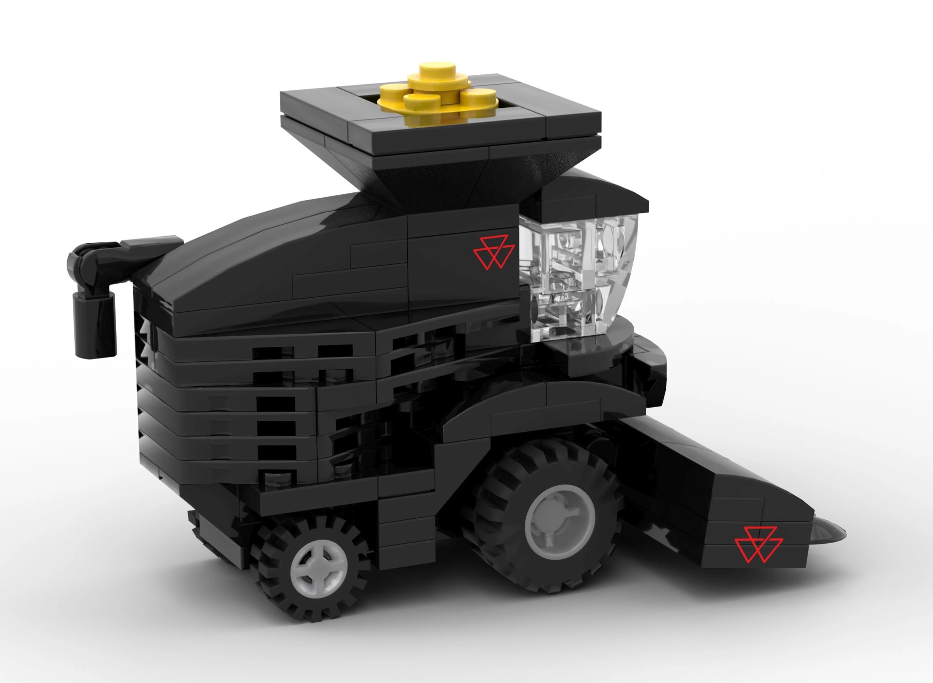 Brixies Plus Massey Ferguson Ideal Mini – kombajn, 111 dílků