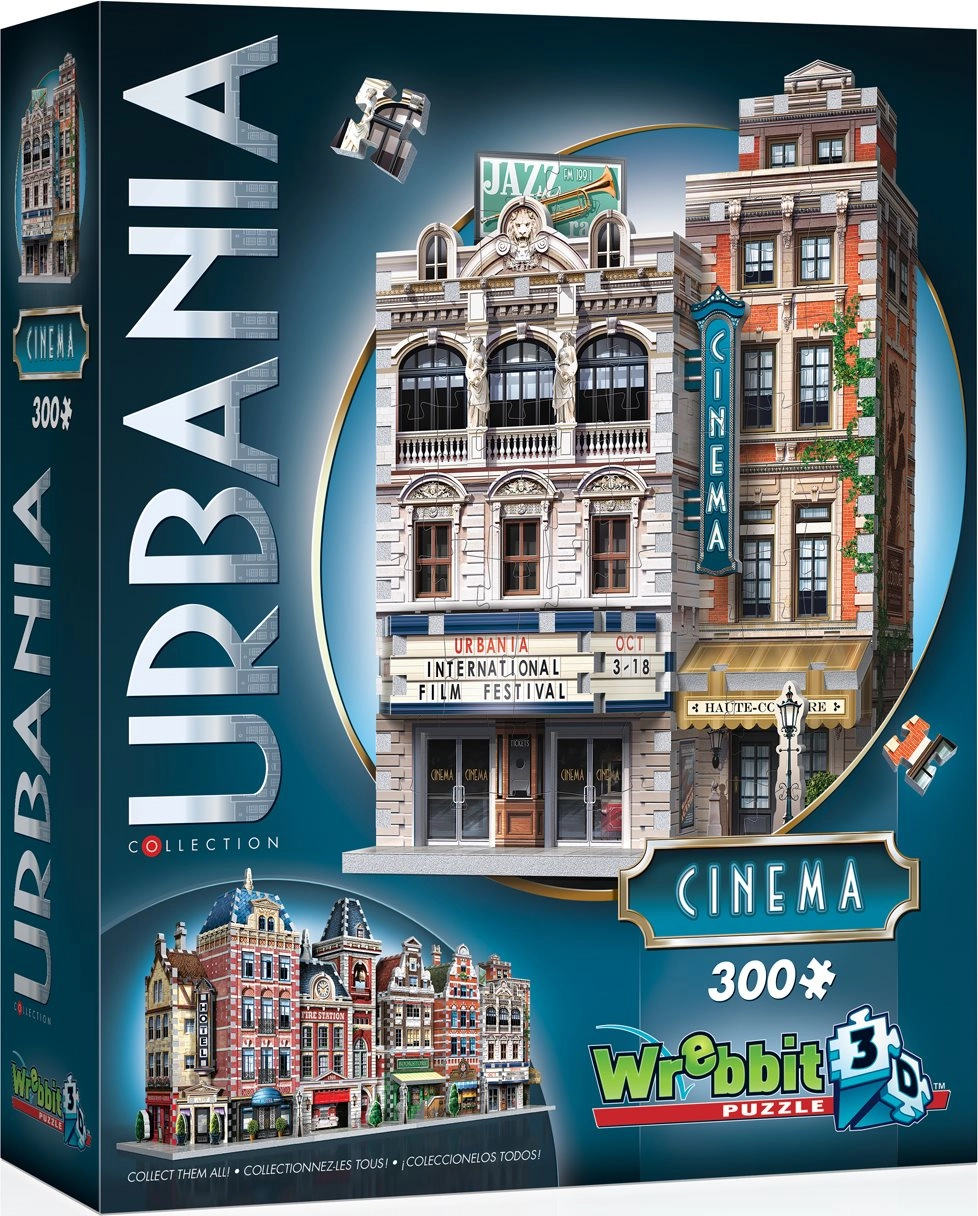 WREBBIT 3D puzzle Urbania: Kino 300 dílků