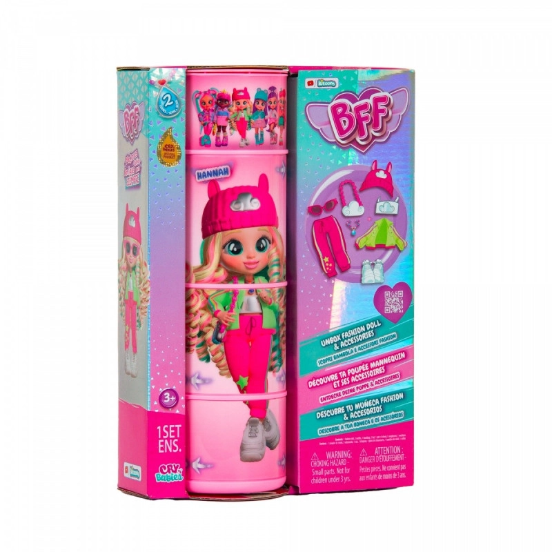 Levně Panenka Cry Babies BFF Hannah 20 cm