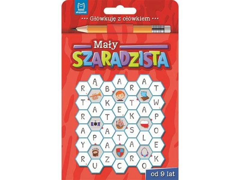Mały szaradzista od 9 lat – dětská luštěnkářská knížka (červená varianta)