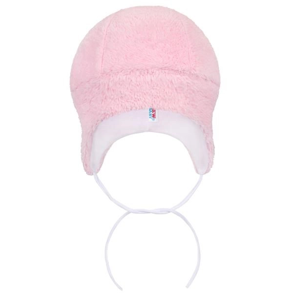 Zimní kojenecká čepička NEW BABY Nice Bear růžová