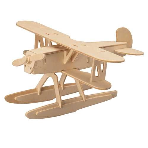 Dřevěné 3D Puzzle Letadlo Heinkel