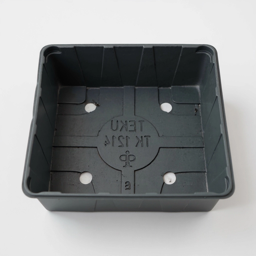 zahradní miska TEKU TK 1214 šedá