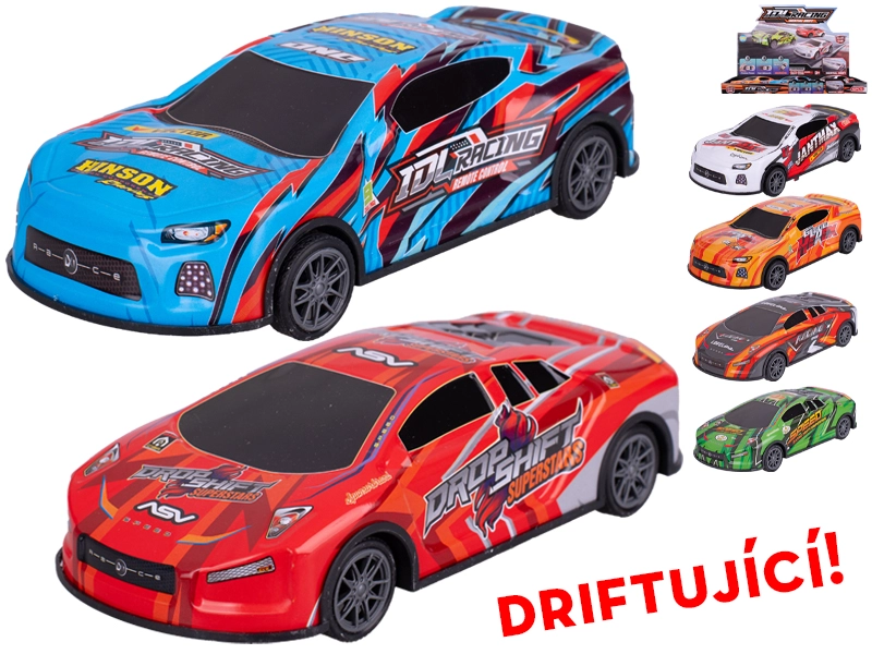 Driftovací auto na setrvačník 17,5 cm