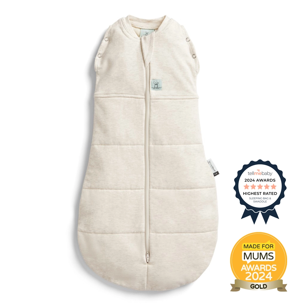 Levně ERGOPOUCH Zavinovačka a vak na spaní 2v1 Cocoon Oatmeal Marble