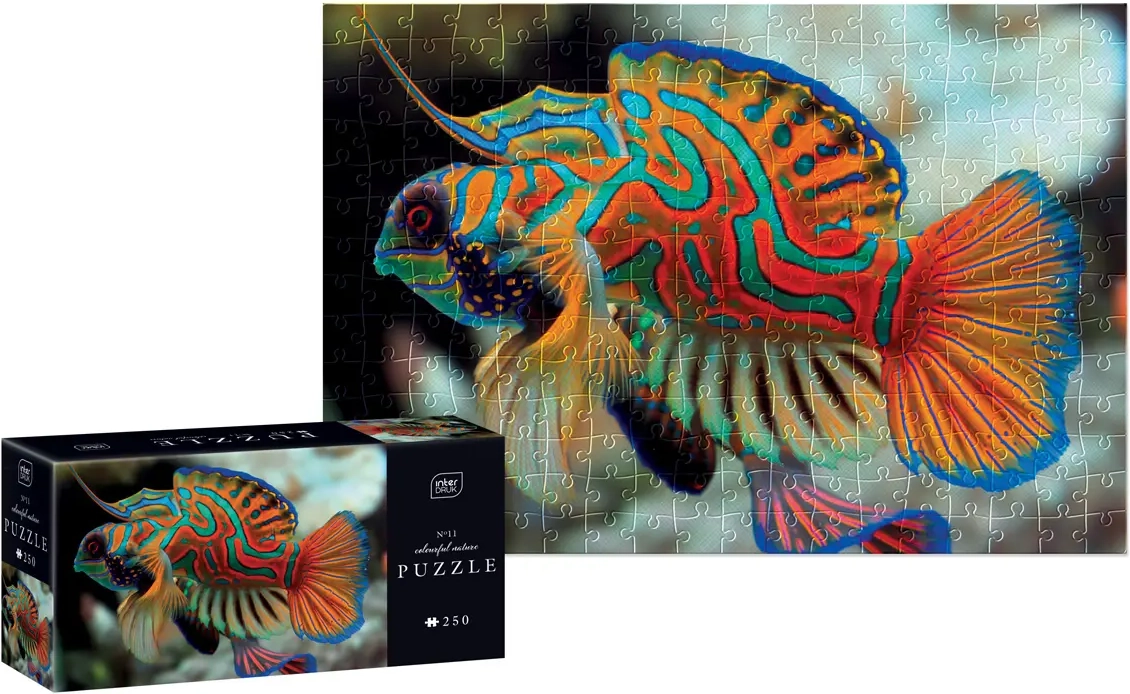 Puzzle Colorful Nature – vřeténka mandarín, 250 dílků