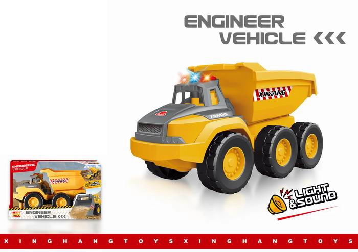 Vyklápěcí nákladní auto s pohonem se světlem a zvukem