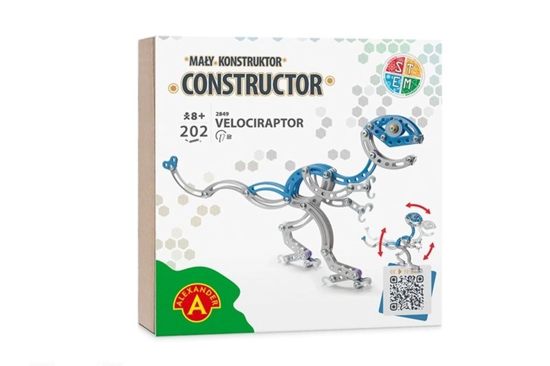 Malý konstruktér velociraptor