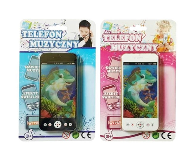 Interaktivní dětský telefon na baterie Trifox