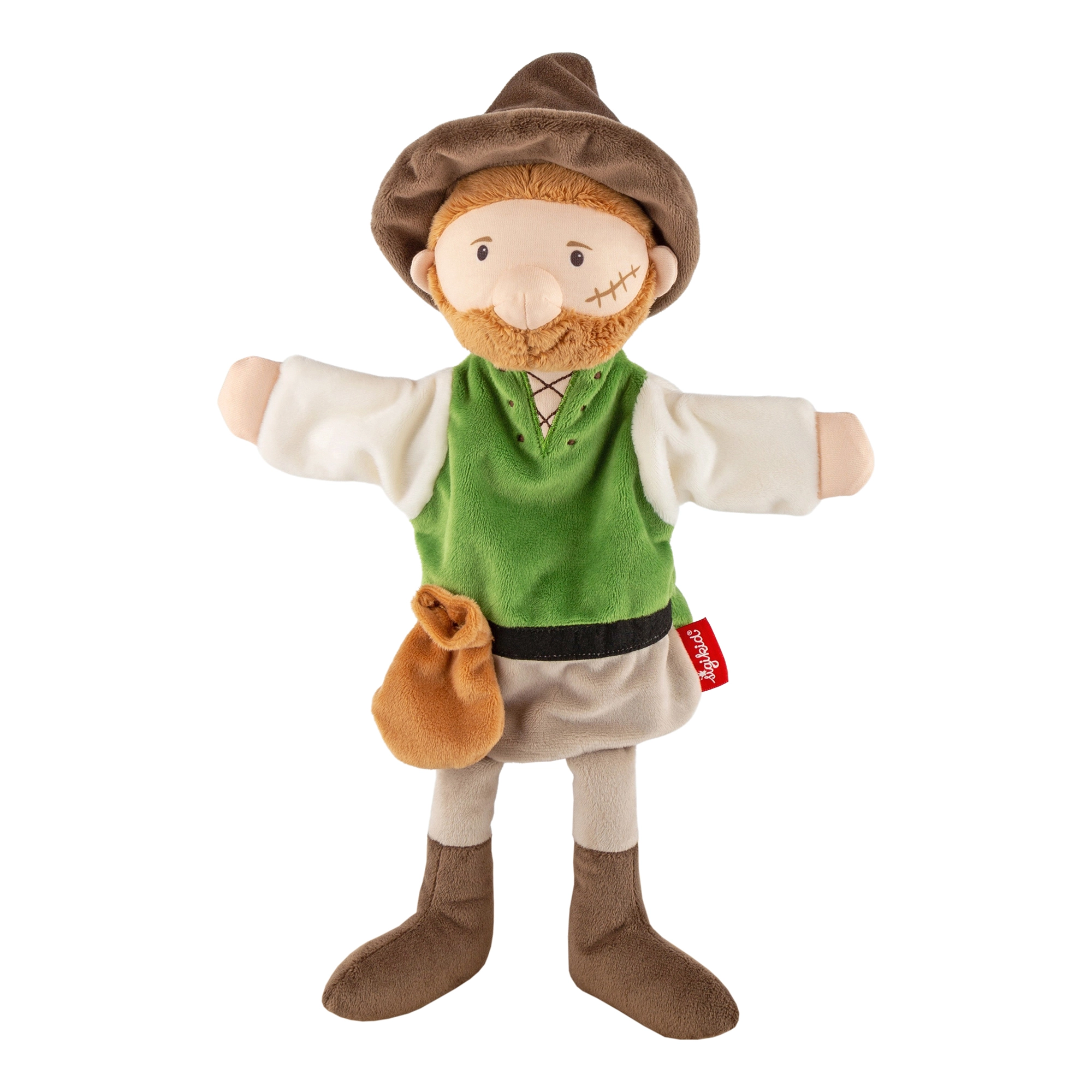Sigikid plyšová maňásková loutka Rabuś 34 cm