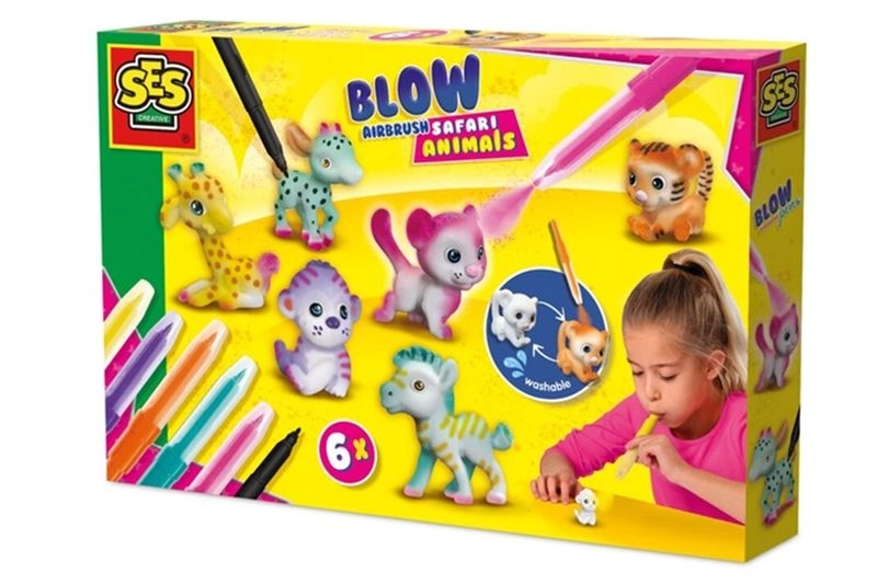 Ses airbrush fixy – zvířátka safari