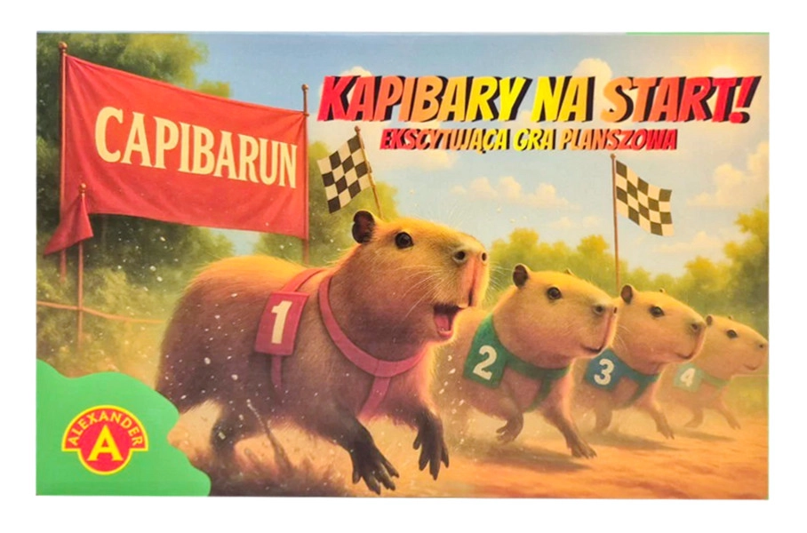 Rodinná desková hra Kapybary na start