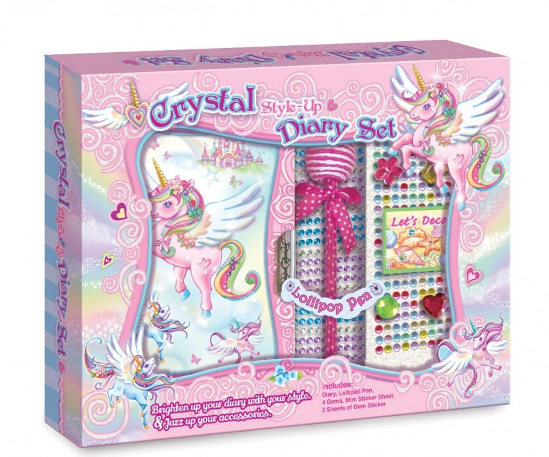Pecoware Diář v dekorační sadě Unicorn