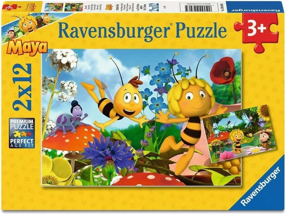 Ravensburger puzzle svět včelky Máji 2x12 dílků
