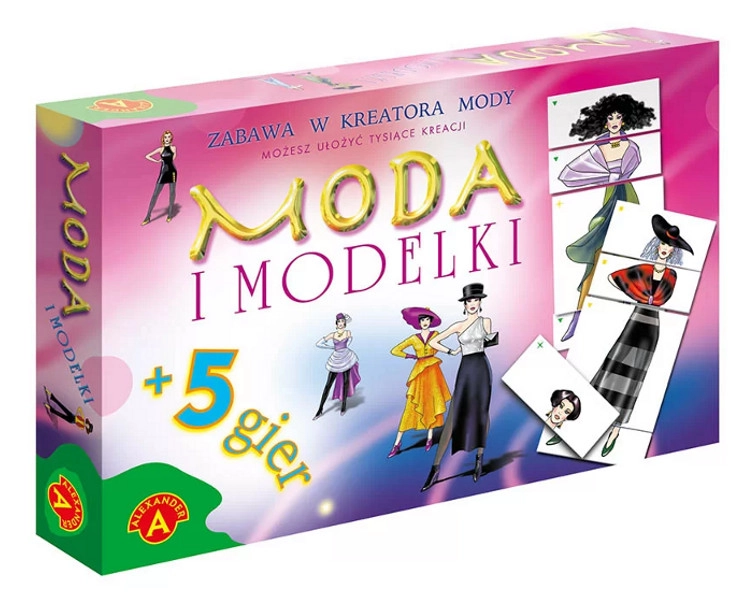 Móda a modelky – kreativní společenská hra