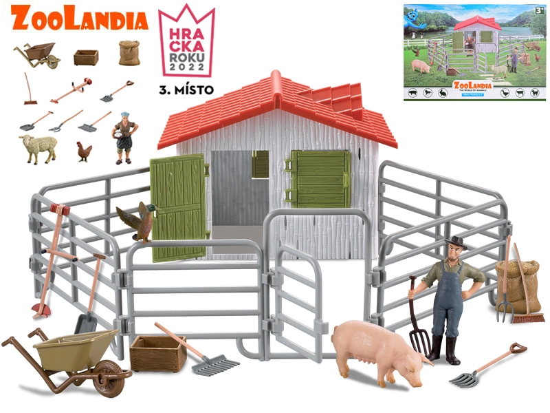 Zoolandia zvířátka z farmy s doplňky