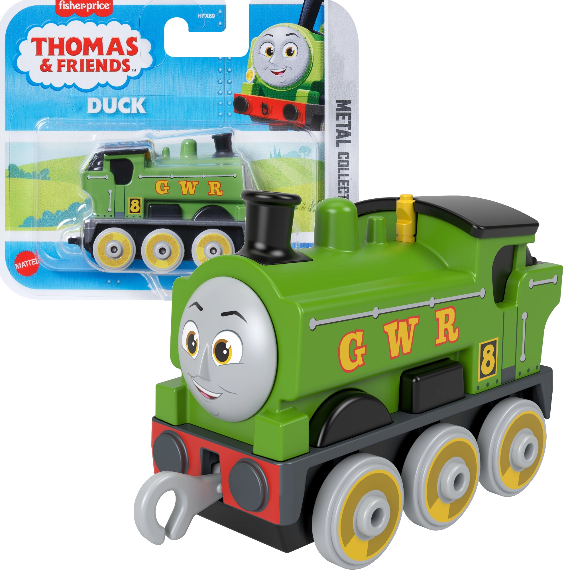 Fisher-Price Tomáš a přátelé kovová lokomotiva Duck