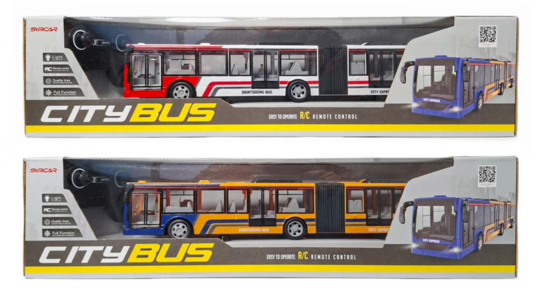 Dálkově ovládaný autobus s nabíječkou