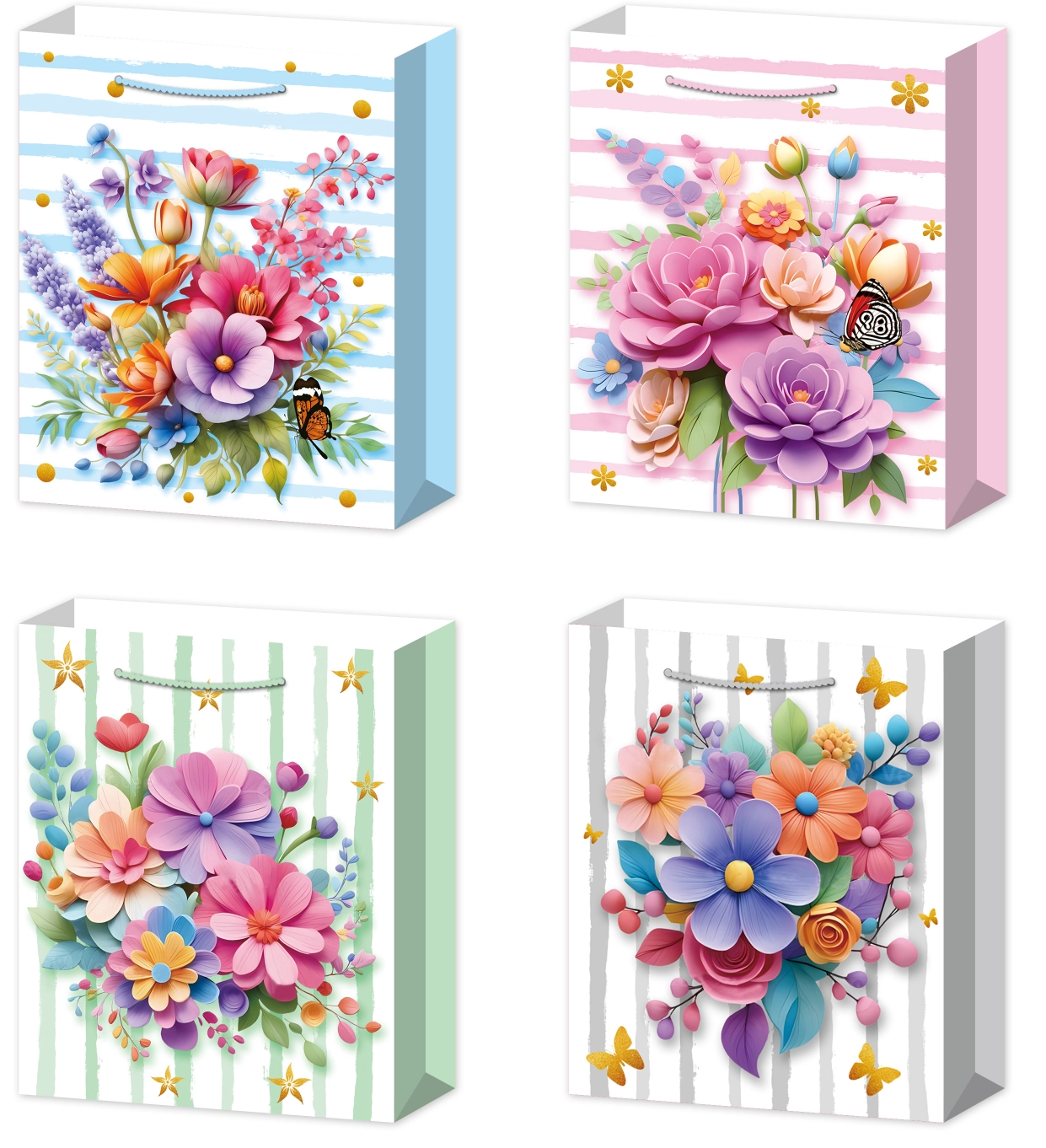 Dárková taška S kytice