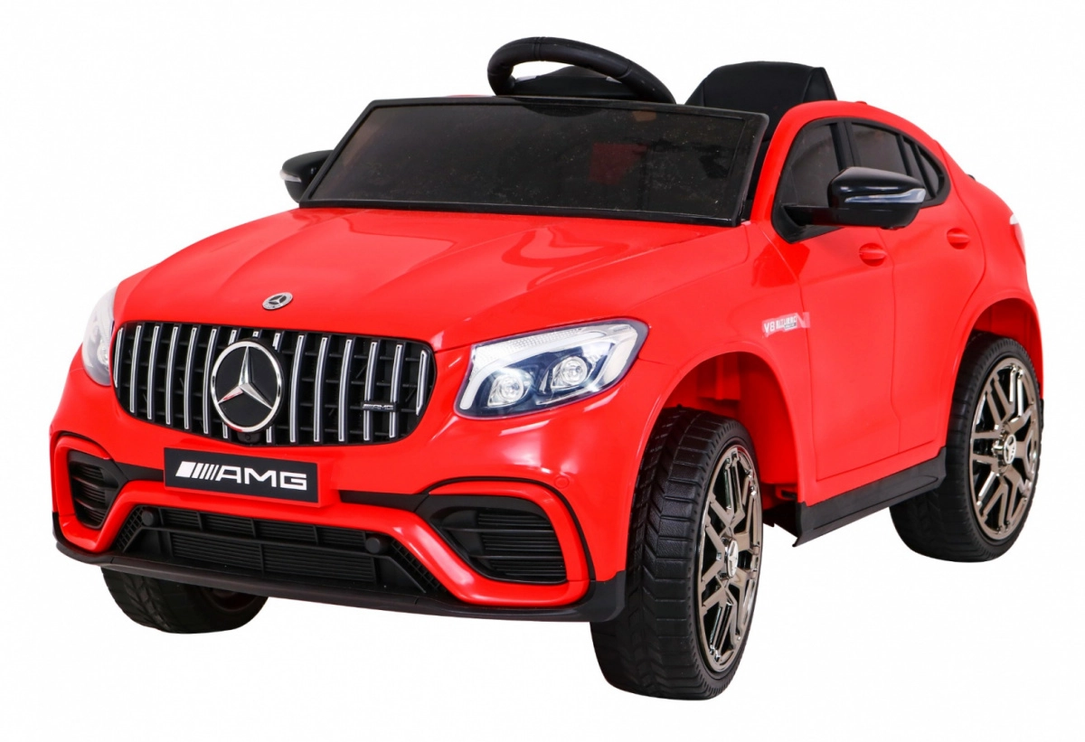 Levně Elektrické autíčko MERCEDES‑BENZ GLC 63 S pro děti, červené, s dálkovým ovládáním