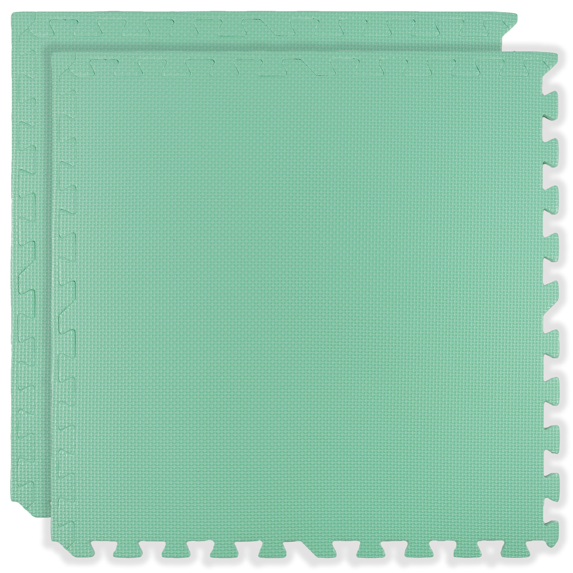 Měkká pěnová podložka HUMBI 120 × 60 cm, voděodolné velké puzzle, 2 ks, mátová