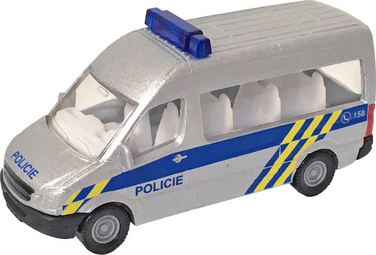SIKU kovový model - Policie VAN česká verze