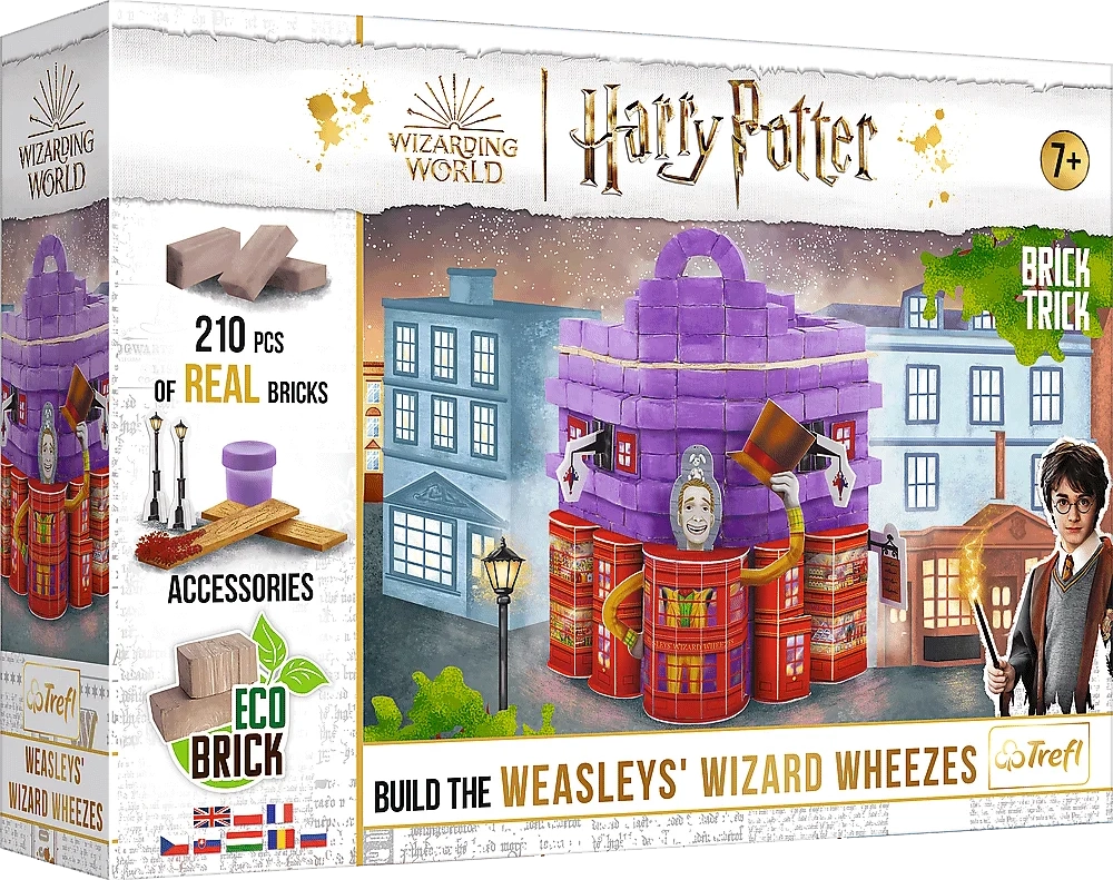TREFL BRICK TRICK Harry Potter: Weasleyho kouzelnické žertíky M 210 dílů