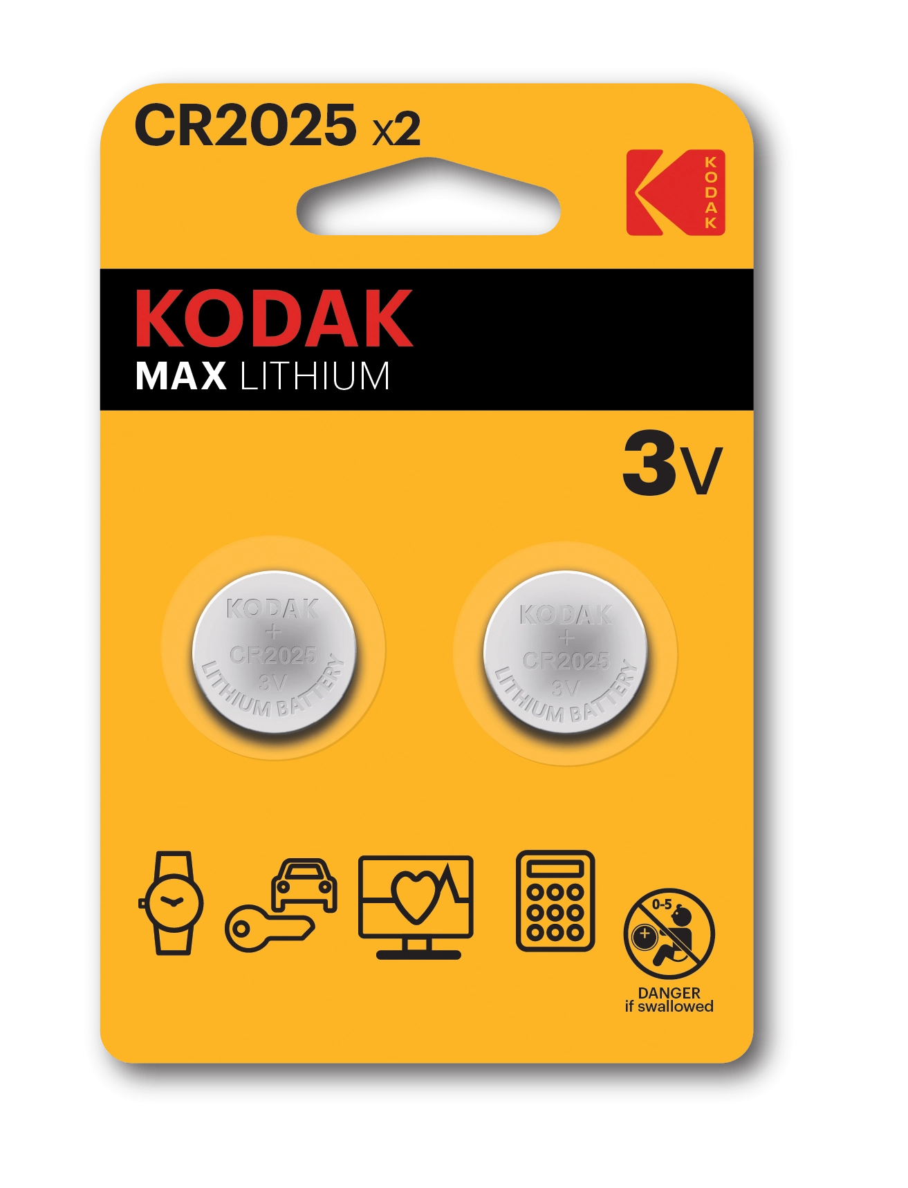 Kodak MAX CR 2025 2ks 418736