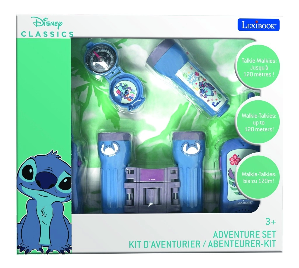 Lexibook Dobrodružná sada s vysílačkami Disney Stitch