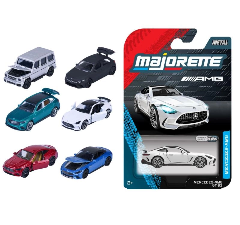 Kovové autíčko MERCEDES‑AMG Premium 1:64 s otevíracími částmi