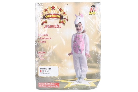 Šaty na karneval jednorožec 80 až 92 cm