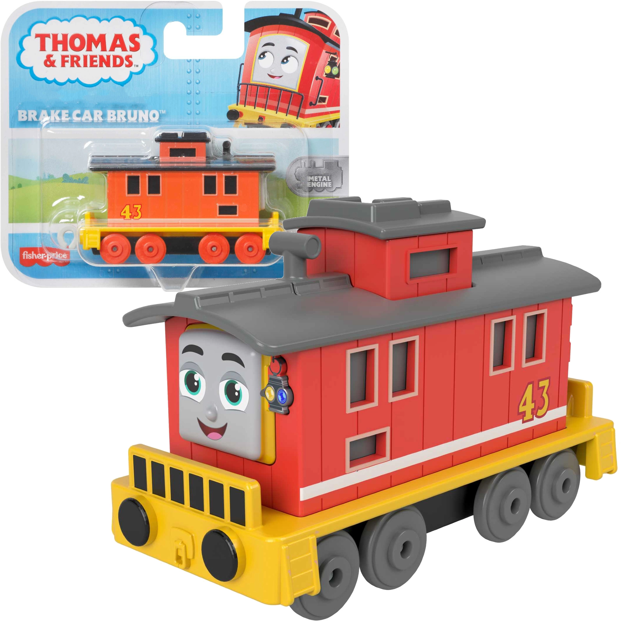 Fisher-Price Tomáš a přátelé kovová lokomotiva Bruno