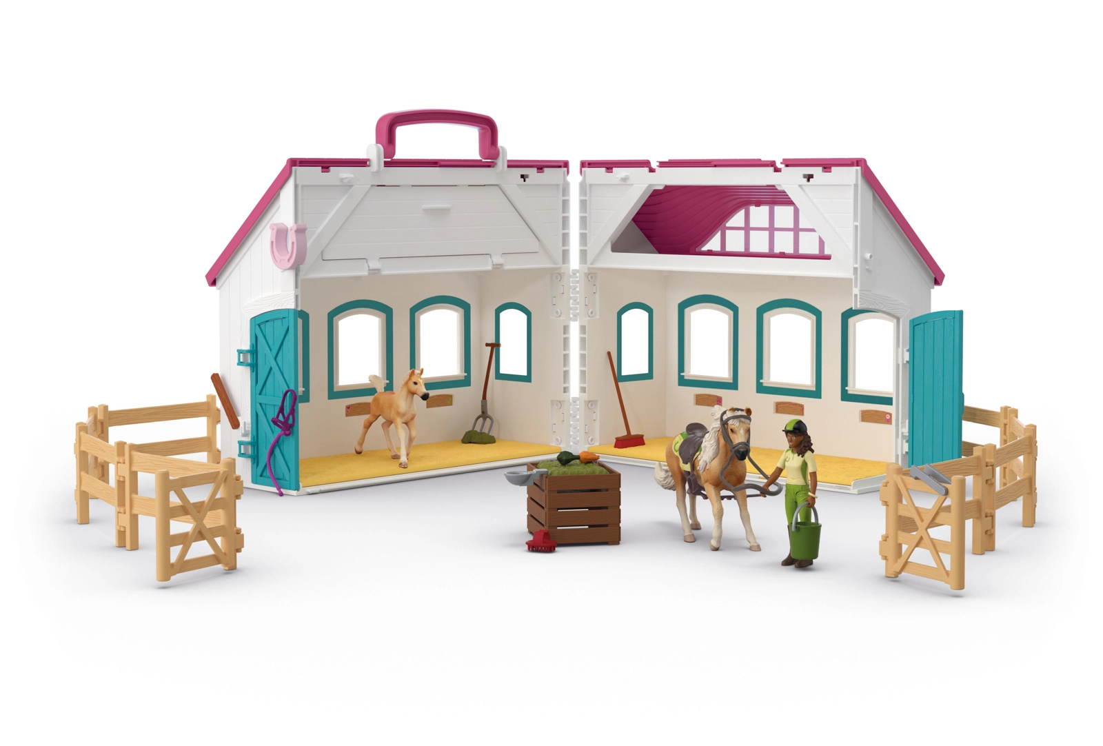 Levně Schleich 42703 Otevřená stáj Litte Horseshoe