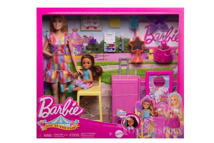 Barbie Chelsea den na jarmarku se změnou barvy
