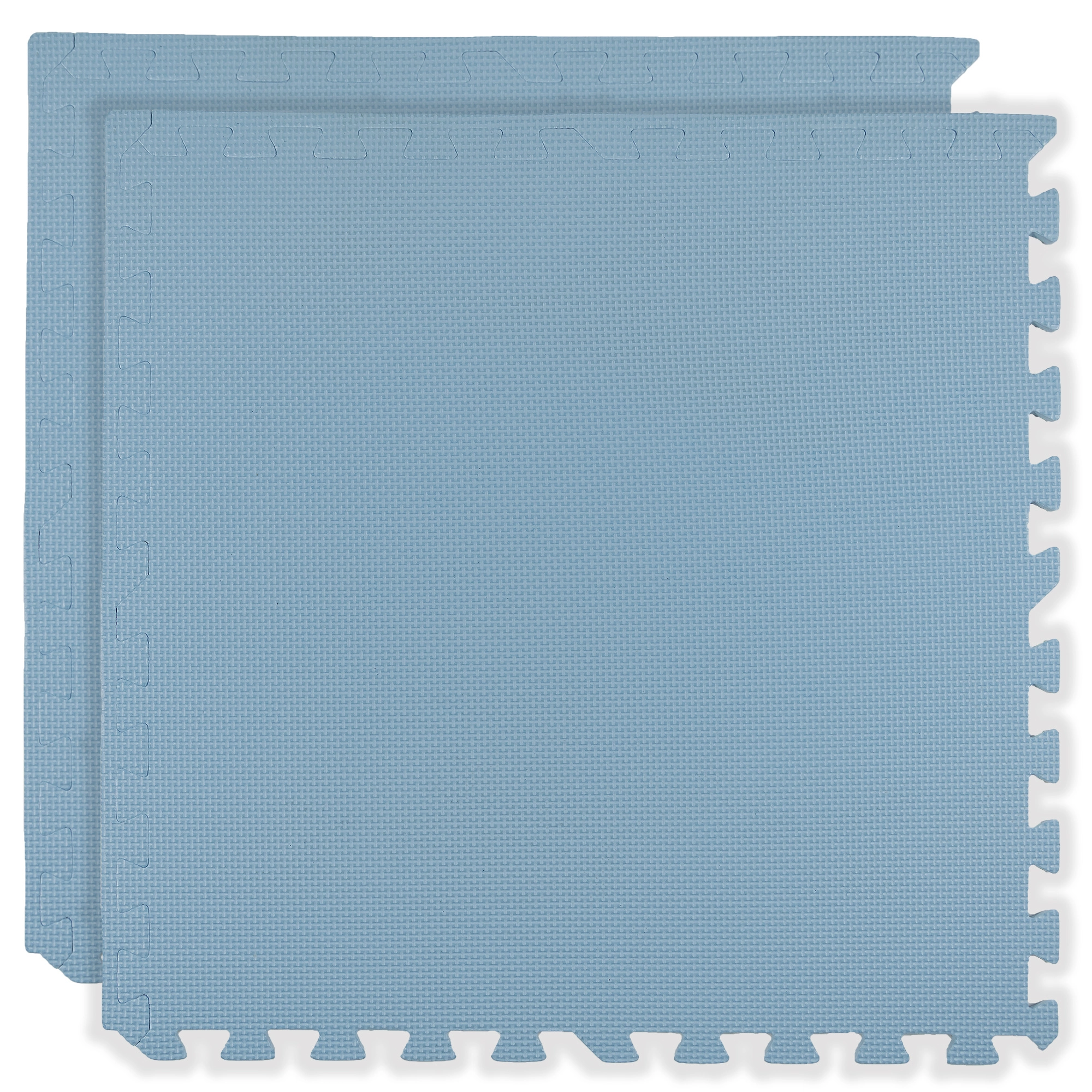 Pěnová podložka HUMBI 120 × 60 cm – velké voděodolné pěnové puzzle, 2 ks, světle modrá