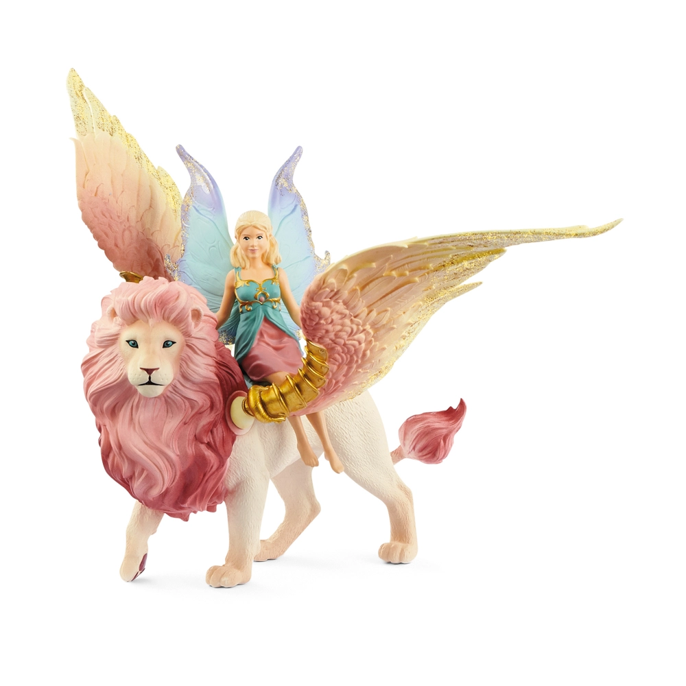 Levně Schleich 70714 Elfí víla na okřídleném lvovi